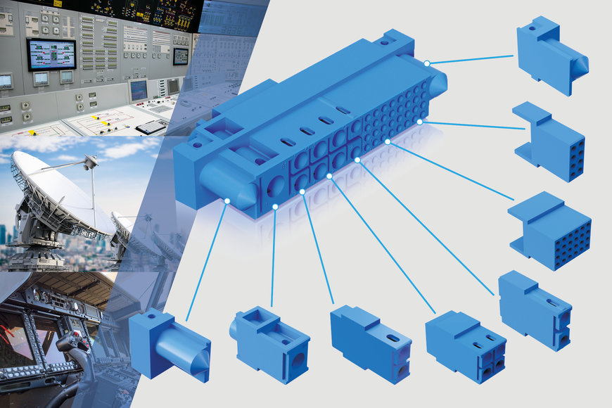 Positronic Scorpion Modular Power and Signal Connectors available from Lane Electronics